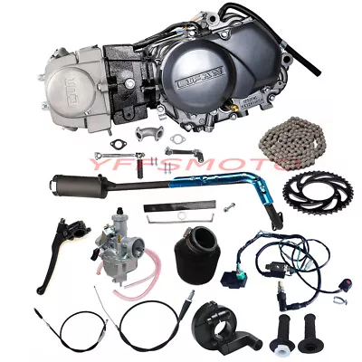 Motorcycle Lifan 125cc 4-stroke Engine Motor Kick Start For CRF CT CL Z50 XR Pit • $22.66