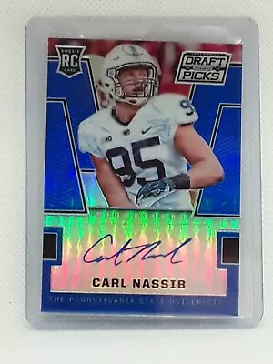 Carl Nassib 2015 Prizm Draft Picks Football - BLUE RC AUTO - Penn State • $8.99