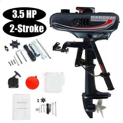 $400 • Buy 2 Stroke 3.5HP Outboard Motor Boat Engine Motor CDI System Water Cooling Motor