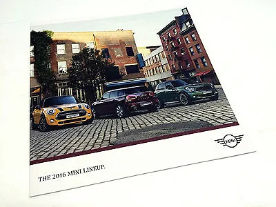 2016 MINI Cooper Convertible Clubman Countryman Paceman John Cooper Brochure • $9.75