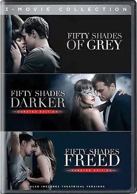 Fifty Shades 50 - ALL 3 Movie Collection (GREY DARKER FREED) NEW UNRATED DVD SET • $13.49