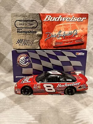 Dale Earnhardt Jr #8 Budweiser New Hampshire 1:24 1999 Monte Carlo NASCAR ACTION • $15