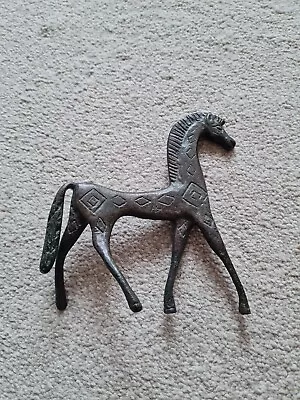 Metal Horse Figure Approx 12 Cm Tall • £2.99