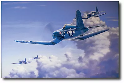 Salute To The Jolly Rogers  Pilot Signed  By Domenic DeNardo-  F4U Corsair • $140