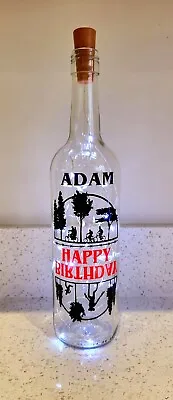 Personalised Stranger Things  Light Up Bottle Birthday Gift • £12.99