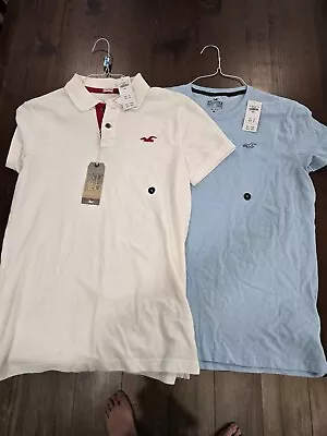 Hollister Lot Of 2 New With Tags  Small Men T-SHIRT And Polo Shirt • $24.99
