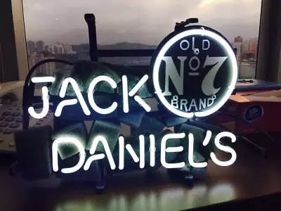 New Jack Daniel's Jack Lives Here Whiskey 14 X10  Neon Lamp Sign Light Beer Bar • $122.99