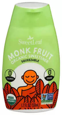 Sweetleaf  Organic Sweetener Monk Fruit Squeezable   1 Each  1.7 Oz • $4.77