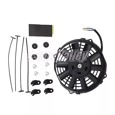 Universal Slim 7  Pull/push Radiator Engine Bay Cooling Fan Mount Kit • $18.08