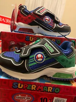 ⭐LIMITED EDITION⭐ SUPER MARIO BROTHERS Kids Shoes Light Up Nintendo Sneakers NEW • $34.99