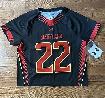 Univ Maryland Lacrosse - Under Armour Primetime Jersey - Large - New With Tags • $29.97