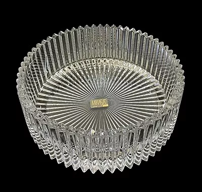 Mikasa Diamond Fire Hostess Crystal Fruit Bowl 8.25” X 3” New In Box • $24.99