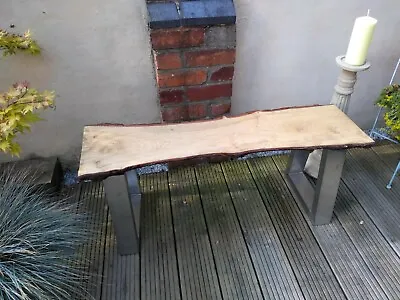 £100 • Buy Garden Bench Waney Live Edge Solid Oak