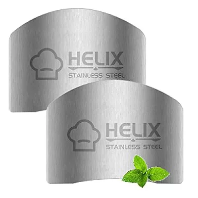 SLXDEX 2 Pcs Finger Guard For Cutting Aid Kitchen Tool Stainless Steel Knife ... • $8.87