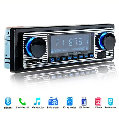 4-Channel Digital Car Bluetooth USB/SD/FM/WMA/WAV Radio Stereo MP3 Player Parts • $55.99