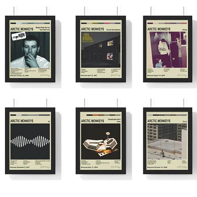 Arctic Monkeys Collection Album Cover Wall Poster | Vintage Poster | Minimalist • £29.99