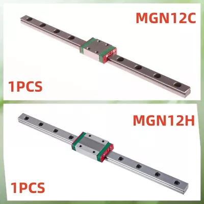 1 PCS MGN12 Linear Rail Guide MGN12C MGN12H Miniature Rail Sliding Block CNC • £17.99