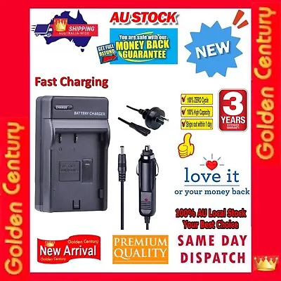 AC/Car DMW-BLC12/BLC12E Battery Charger For Panasonic Lumix DMC-FZ200/FZ200GK/G5 • $28.98