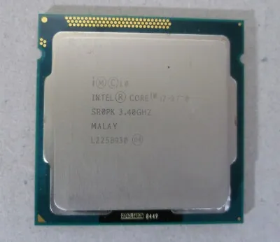 £10 • Buy Intel Core I7-3770 3.40GHz Socket LGA1155 Processor CPU (SR0PK)