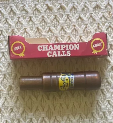 Vintage FAULK'S  WA-11 Duck & Goose Call In Original Box • $24.95