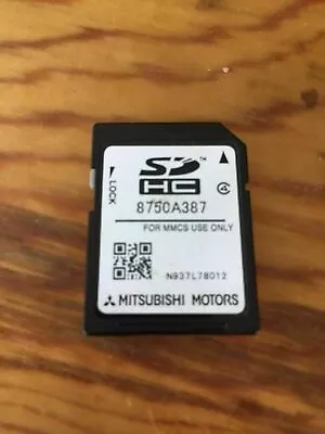 Mitsubishi Navigation Sd Card 8750a387 • $195