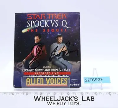 Star Trek Spock Vs Q The Sequel An Alien Voices Production 2000 AUTOGRAPHED CD • $78.55