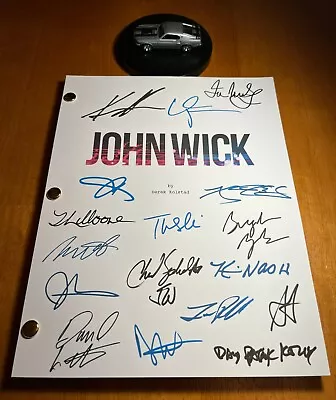 John Wick Script Signed- Autograph Reprints- Keanu Reeves • $24.99