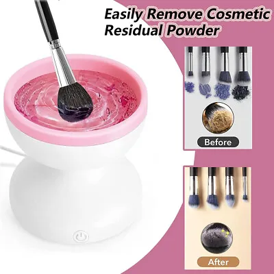 Electric Beauty Makeup Brush Cleaner Machine Auto Spinner Brushes USB Charging • $16.49