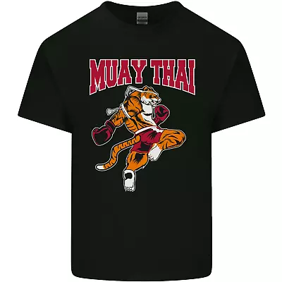 Muay Thai Tiger MMA Mixed Martial Arts Mens Cotton T-Shirt Tee Top • £8.75