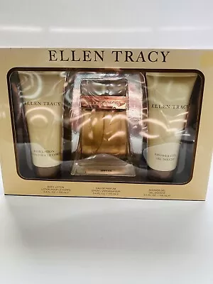 Ellen Tracy Perfume Box Gift Set Perfume Lotion Shower Gel New • $21.99