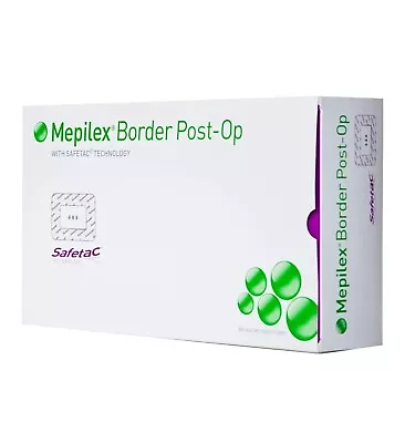 Mepilex Border Post-Op Ag Foam Dressing 4 X 12  With Border 5/bx 498600 • $41.88
