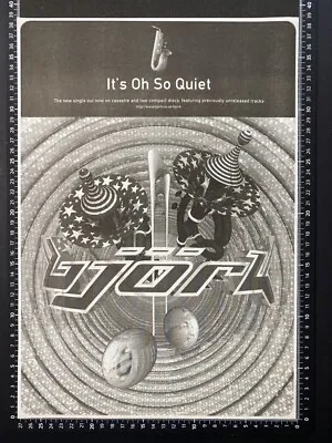 £12.89 • Buy Bjork - It's Oh So Quiet - 1995 Vintage Poster Size Advert 