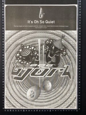 £12.89 • Buy Bjork - It's Oh So Quiet - 1995 Vintage Poster Size Advert 