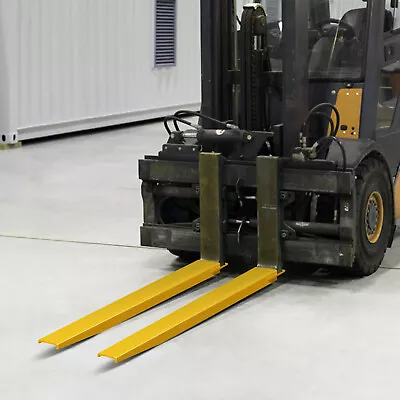 VEVOR 72 X 5'' Forklift Pallet Fork Extension Pair Lift Truck Easy Operation • £94.79