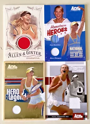 4 MARIA SHARAPOVA DRESS CARDS ACE Leaf Art Of Sport Anna Kournikova • $39.99