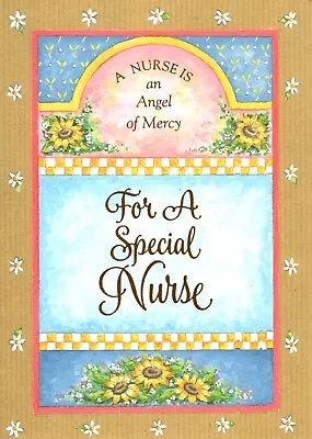 Happy Nurses Day Special Nurse Angel Of Mercy Theme Greeting Card • $3.99