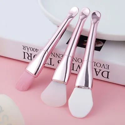 Flat Hair Foundation Applicator Face Mask Brush BB Cream Blender Skin Care + • $2.02