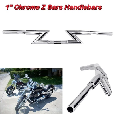 $94.99 • Buy 1'' Drag Z Bar Handlebars For Yamaha V-Star XVS 1100 1300 650 950 Custom Classic