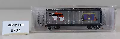 (Lot 783) N Scale Model Micro Trains 40' Standard Box Car State Of Ontonagon • $7.99