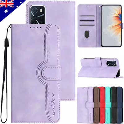 For OPPO A52 A72 A94 A74 A53 Reno Realme 8 9 Leather Wallet Card Case Flip Cover • $12.59