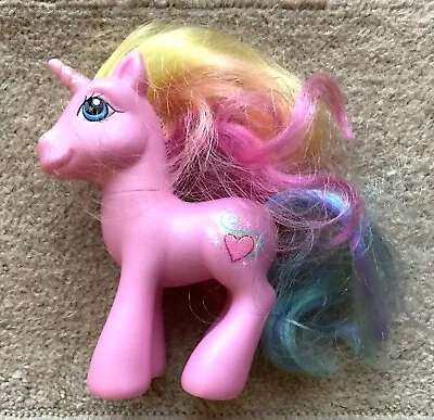 My Little Pony Vintage 2006 Rarity Unicorn With Brightly Coloured Long Hair • £6