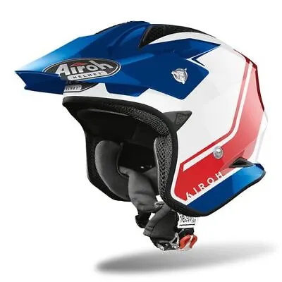 Airoh Trials Helmet 2024 TRRS Keen Blue Red Gloss • $186.44