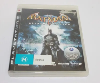 Playstation 3 Batman Arkham Asylum Game PS3 Game Complete • $9
