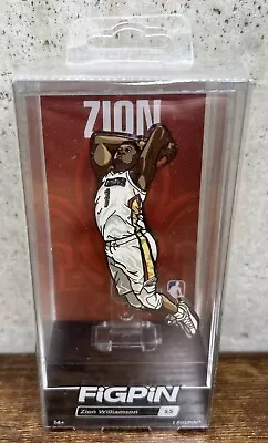 FigPin NBA Zion Williamson Pin New Orleans Pelicans #S5 Sealed New • $2.24