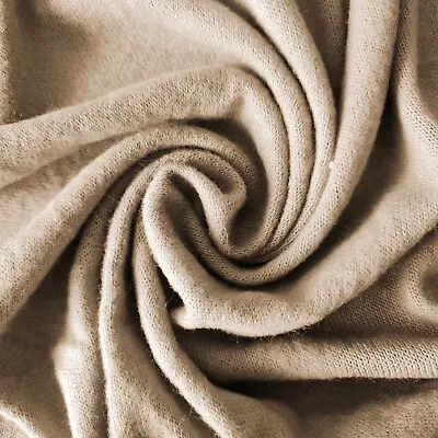 £5.95 • Buy Knitted Jersey Fabric,Camel Colour.Knit & Purl Material,Brushed Face,Neotrims UK