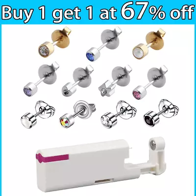 EAR Nose Piercing Tool Gun Earring Ear Stud Gun Kit (Earing Kit) • £3.45