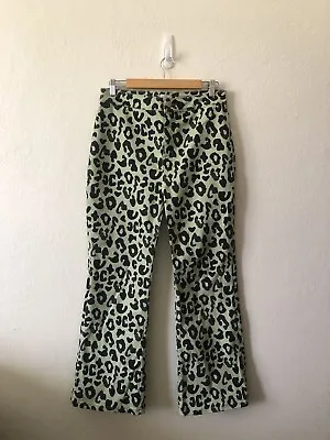 GORMAN Leopard Flare Jeans (12) • $70