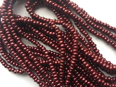 $8.25 • Buy Czech 8/0 Seed Beads Metallic Stripes Picasso Rare Mixes