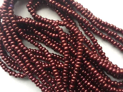 Czech 8/0 Seed Beads Metallic Stripes Picasso Rare Mixes • $8.95