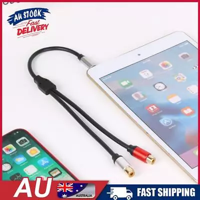 AU 3.5mm Male To 2RCA Female Cable Aux Cable Stereo Output Audio Splitter Adapte • $9.06